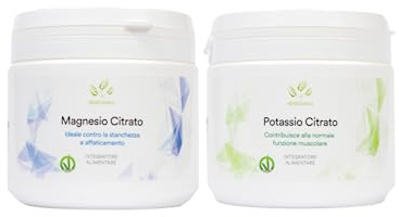 Benessence - Poudre soluble citrate de potassium + citrate de magnésium - 2 boîtes de 500 g
