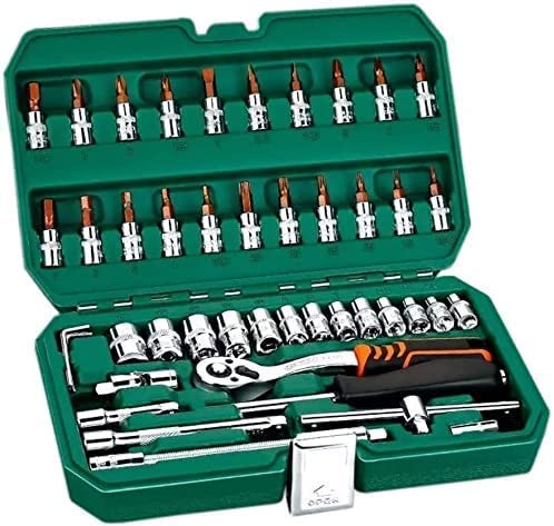 Juego de Llaves de trinquete, Juego de Herramientas, Juego de Llaves Profesionales, Destornillador de 1/4 Pulgadas, Juego de Llaves de trinquete, Herramientas de reparación de automóviles