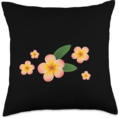 Plumeria Enthusiast Plumeria Seeds for Planting Plumerias Throw Pillow
