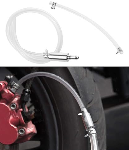 Flaconi Purgador Frenos Moto,Sangrador de Frenos,Purgador de Freno Hidráulico,Manguera Purga del Freno del Aluminio y Caucho Herramienta Descarga de Freno,Manguera de Purga de Frenos,para Coche Moto