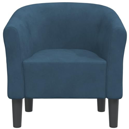 Kangmusi Clubsessel Dunkelblau Samt, kangmusi356445