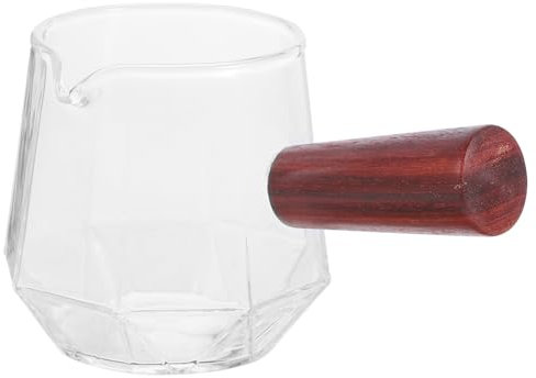 ASAKKURA Klarer Kaffeecreamer Transparent Espresso Milchkanne Für Kaffee Und Saucen Ideal Für Kaffeegenuss Und Servieren