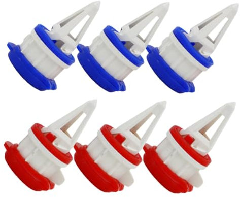 SECFOU Déviateur de Boisson en Boîte 6 Pièces Abs Silicone pour Jus et Lait