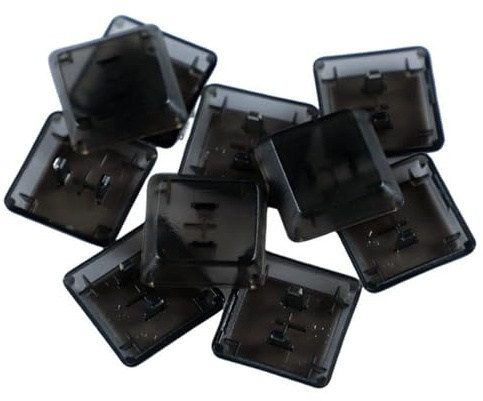 Teclas de repuesto en color negro translúcido tamaño 1U con repalcement retroiluminado para teclados mecánicos G813 G815 G913