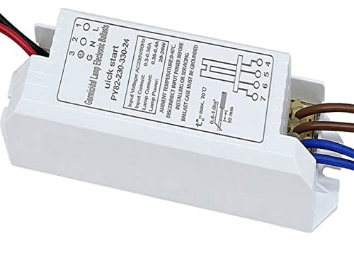 KPLYDSASTD AC220V Ballasts électroniques universels 2 4W 36W 55W for Les lumières 2G11 Lampe Tubl Lamp Ballast(24W)