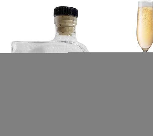 Whisky Carafe, Half Truck Whisky Bottle, 375 ml, Vintage Spirits Container with Plug for Bar, Wedding, Birthday, Champagne