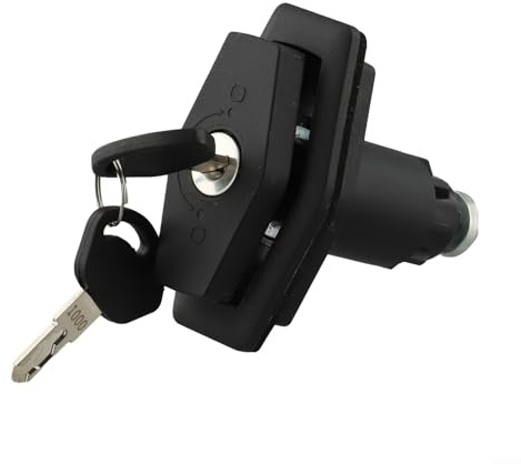 Door Lock for Motorhome Compartment - T Handle Lock Twist-Latch Tool Box Garage Door Lock - Trailer Lock Push Door Lock W/ 2 Keys - for Caravan Camper Compartment