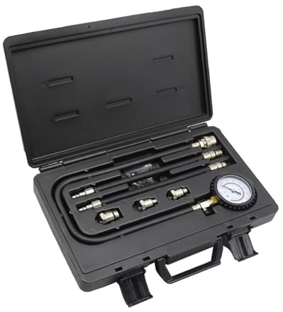 Set Misuratori Compressione Del Motore Precisione Con Misurazione 300PSI Tester Compressione Con Custodia Rigida Per Costruzione Resistente Alla Corrosione Automotive