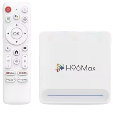 Android 14.0 Smart TV Box H618 Plus Quad Core 4GB RAM 32GB ROM HDR 8K WiFi 6 BT5.4 Voice Assistant Media Player with Remote