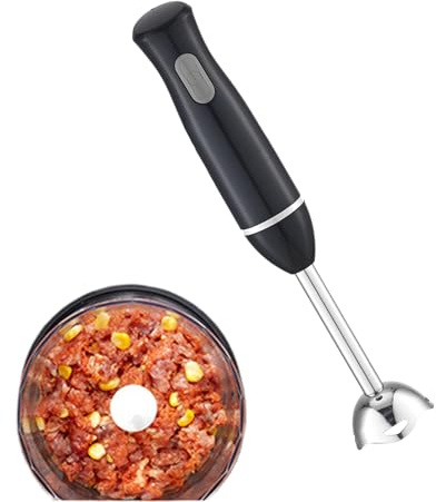 Mixeur Plongeant,Mixeur Électrique en Acier Inoxydable | Batteur à Bâton Portatif - pour Maison, Voyage, Cuisine, Soupe, Purée, Nourriture pour, Milkshakes, Vinaigrettes, Sauces Tomate