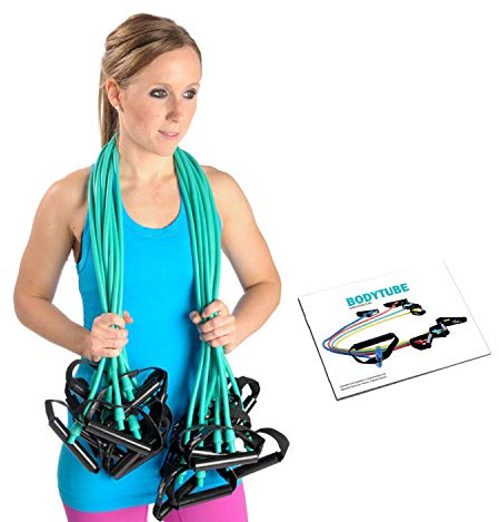 10er Paket DITTMANN Body-Tube grün/mittel m. Übungsbroschüre