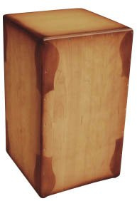 Cajón flamenco, con bordones, decorado