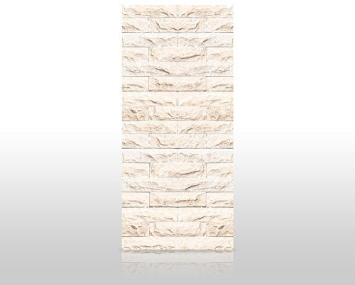 wandmotiv24 Duschrückwand Graue Farbe Steinmauer 90 x 200cm (B x H) - Acrylglas 4mm M1037