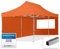 TOOLPORT Carpa Plegable Pabellón Carpa Plegable 3x6m - 2 Partes Laterales Pabellón ALU PES300 Carpa Party Techo 100% Naranja