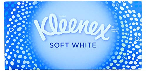 Kleenex Taschentuchbox, weich, Weiß, 70 Stück
