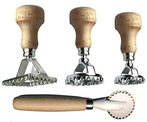 moules ravioli tortellini biscuits avec roue coupe pâte kit pour ravioli tortellini biscuits produits italiens CRÉATIONS les couleurs dans le coeur