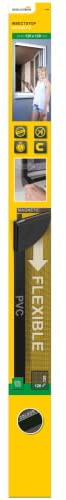 Schellenberg 70482 120 x 120 cm, Anthrazit Fliegengitter Magnet mit Fiberglasgewebe, Flexibler Magnetrahmen ohne Bohren, Insektenschutz Fenster inkl. unterstützende Halterungen