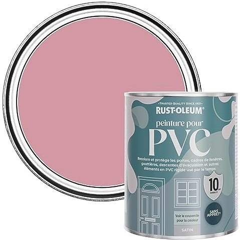 Rust-Oleum Pink uPVC Door and Window Paint In Satin Finish - Dusky Pink 750ml