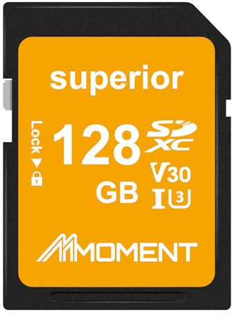 MMOMENT 128GB Full-Size SD Card UHS-I U3 V30 Class 10 High Speed SDXC – Up to 95MB/s, Compatible with DSLR Camera, Laptop, PC, SD Card Slot Devices, 4K UHD Video