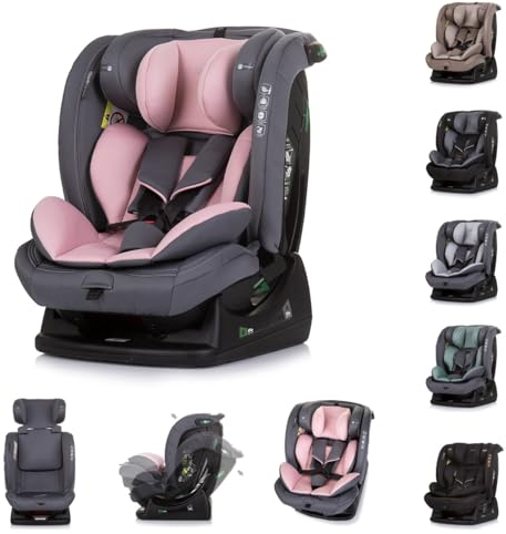 Chipolino Kindersitz i-Size Aviato (40-150 cm) Gruppe 0/1/2/3, verstellbar, Farbe:rosa