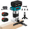 Cordless Power Router Woodworking - Palm Hand Routers, 5 Gear Speeds, Compatible with 3 Chuck Diameter 6 mm, 6.35 mm, 8 mm (Incl. 2 Batteries)