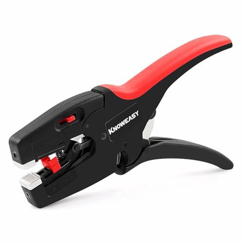 Knoweasy Upgraded Wire Stripper : 2-in-1 Heavy Duty Wire Stripper Plier and Cutter for 32-7 AWG (0.03mm²-10mm²), Essential Stripping and Cutting Tool for Professionals and DIY Enthusiasts