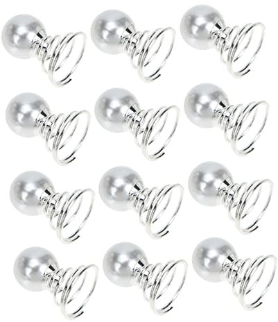 Healvian Lot De 20 Épingles à Cheveux En Spirale Perles, Accessoires Mariage Femme, Taille Standard, Design Tourbillonnant, Coiffure Tressée, Accessoires Élégants Pour Cérémonie