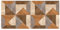 MOHOME Tappeto Passatoia Cucina Antiscivolo Lavabile PVC Geometria Naturale 50 x 200 cm Runner Multiuso Morbido Impermeabile Antimacchia Sala Pranzo Bagno Lavanderia Corridoio