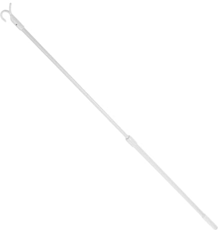 Ciieeo Tension Rod Pull for Roller Shades Drapery Pull Rod for Vertical Blinds and Horizontal Shades Easy Sleek Modern Design