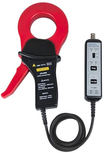 CYBERTEK Oszilloskop Stromzange Niederfrequenz AC/DC-Stromsonde CPL2000 2000A/10kHz CPL4000 4000A/5kHz mit Spitzenstrom von 3000Apk/5600Apk (CPL2000 2000A/10kHz)