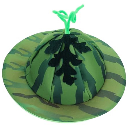 LOLIPPYY Sombrero Fiesta de Sandía Mullido para y Disfraces Accesorio Divertido para Role Play y Celebraciones Temáticas Gorro para Invierno y Fiestas