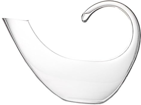 VALICLUD Decanter Vino in Vetro Trasparente Divisore Liquori Elegante per Uso Domestico e Ristoranti Caraffa Whisky Design Unico Accessorio Sommelier Raffinato