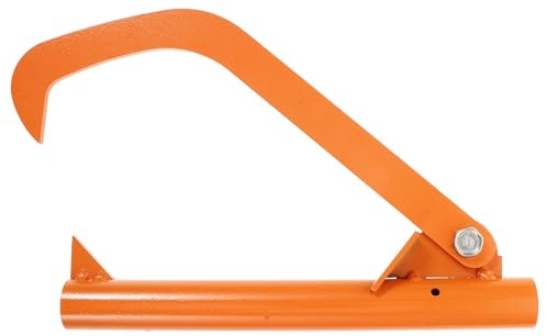 Hohopeti Outil de Débardage Acier Robuste avec Crochet Incliné Réglable pour Déplacement des Grumes Protection Antirouille pour Bûcherons et Exploitation Forestière