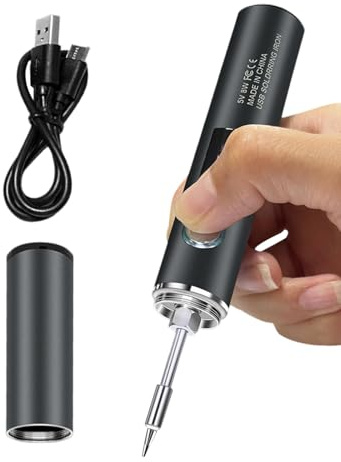 Saldatore Senza Fili,Strumento Di Riparazione Ricaricabile Con Spegnimento Automatico - Saldatore A Batteria Ricaricabile - Per Componenti Elettronici E Circuiti