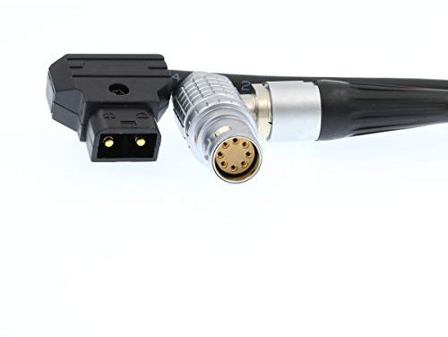 DRRI D-tap to FHJ.2B.308 Female Coiled Cable for Arri Alexa Mini Camera