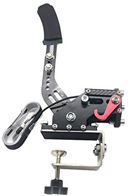SQER USB Freno a Mano Regolabile 14Bit Altezza Drift Leva Freno a Mano Universale per Sim Racing Games G25/27/29 T500 FANATECOSW Dirt Rally Compatibile con PC Windows