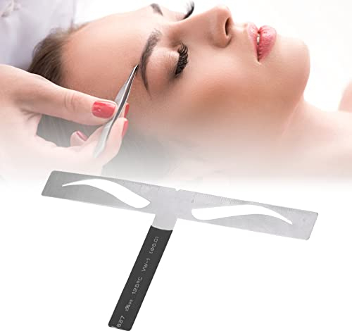 augenbrauen schablone Schablonen Augenbrauen Schablone, praktischer haltbarer Augenbrauenformer mit biegbarem Augenbrauenstempel in einstellbarer Größe für permanentes Microblading Tattoo Makeup (#1)
