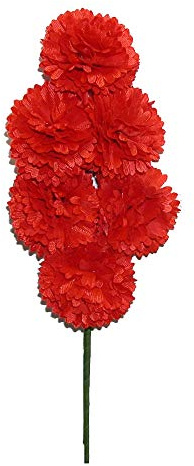 FLOR FLAMENCA DE 6 CLAVELLINAS