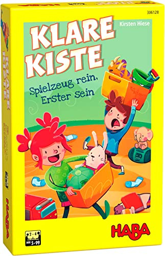 HABA 306128 - Klare Kiste, Mini Mitbringspiele ab 5 Jahren, made in Germany Bunt