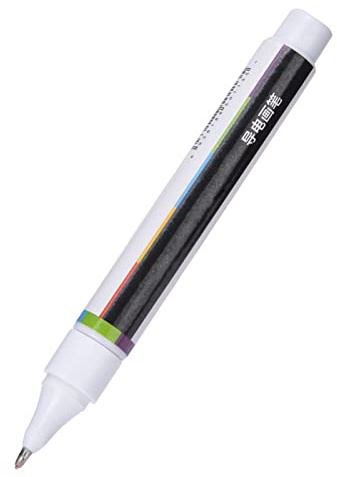 Leitfähiger Stift, Metallisches Nickelpulver Natürlich Getrocknet Leitfähiger Tintenstift Leitsilber Conductive Ink Pen Gold für Leiterplattenreparatur, Schaltungsgraffiti, E-Cards