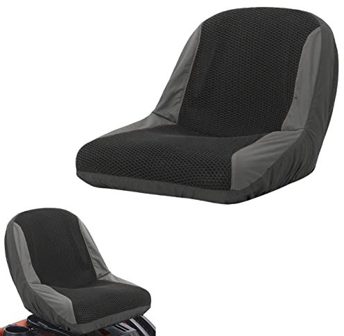 Rasentraktorsitz, atmungsaktiver Rasenmähersitz, Sonnenschutz, atmungsaktiver Rasenmähersitz für die meisten Rasenmäher und Traktoren Nanyaciv