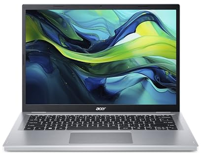 acer Aspire Go 14 AG14-31P-3142, Ordinateur Portable 14'' WUXGA IPS, PC Portable (Intel Core i3-N305, RAM 8 Go, SSD 512 Go, Intel UHD Graphics, Windows 11), Laptop Gris, Clavier AZERTY (Français)