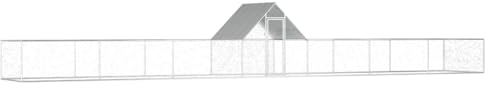 Willood Hühnerstall 14x2x2 m Verzinkter Stahl