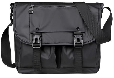 LVUNZJCA Brusttasche für Herren Einfache Umhängetasche for Herren, Umhängetasche, Business Umhängetasche für Herren(Black)