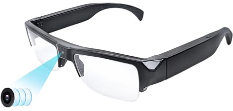 Hereta Spy Camera Glasses HD 1080p Fashion Action Video Recorder Glasses for Driving, Hiking, Fishing, Riding (Included 32G Micro SD Card)