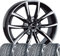 4 Winterräder Allwetter Astana 8x18 ET 44 5x112 Schwarz poliert mit 235/45 R18 98Y HAN Kinergy 4S 2 H750 XL FR M+S 3PMSF