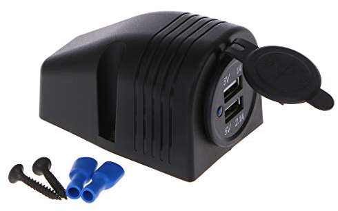 Pannello adattatore USB per presa di corrente per auto da 12 V 24 V