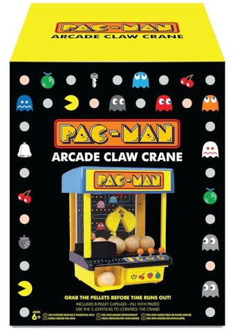 Merchant Ambassador Pac-Man Arcade Premium Series Claw Crane Tabletop Game