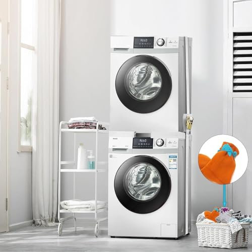 BALLSHOP Kit d'empilage universel, cadre de connexion pour machine à laver/sèche-linge
