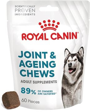 Royal Canin Joint & Ageing Chews | 240 g | Snacks for Adult Dogs Breeds | In Resealable Bag